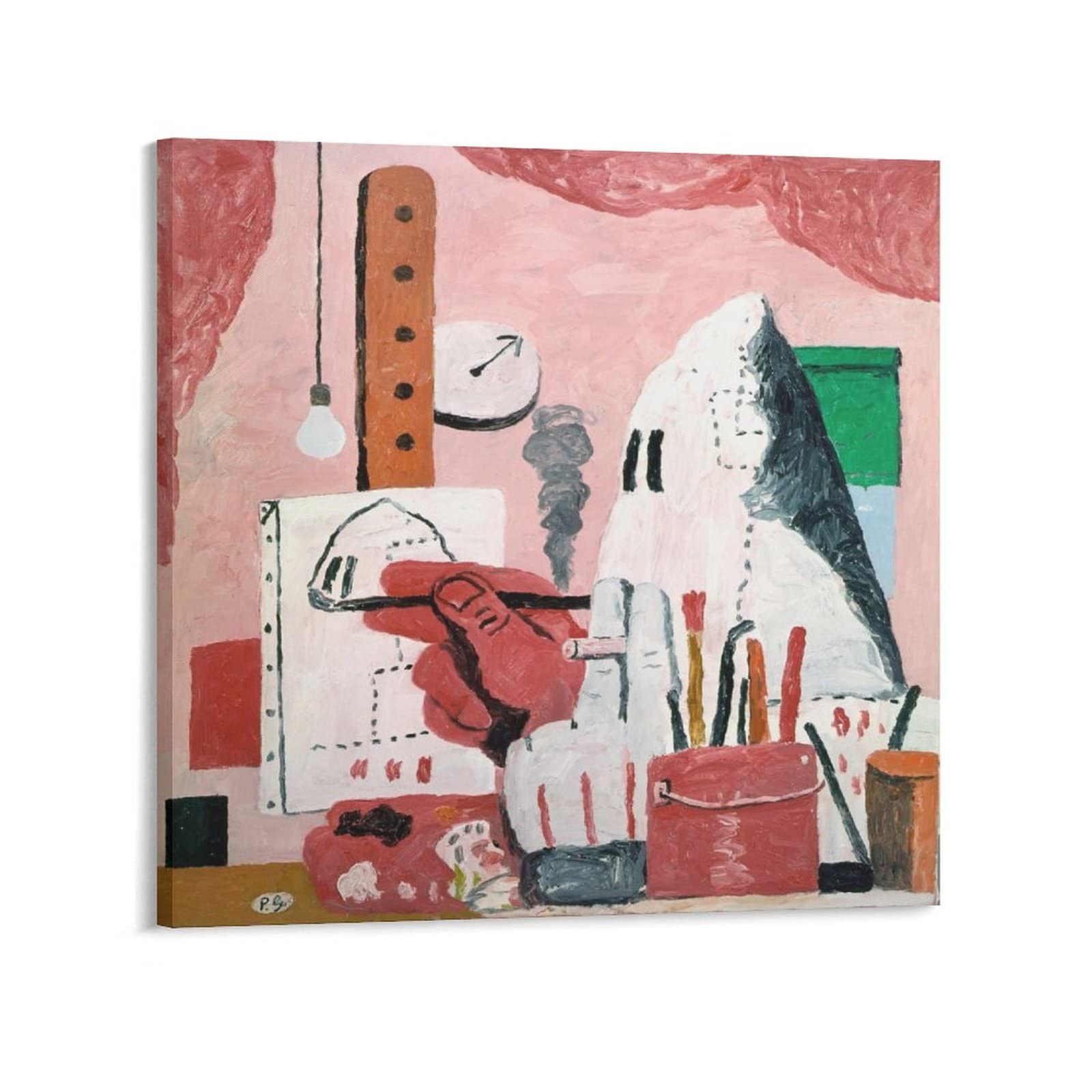 Amazon.com: LEIZHANG Philip Guston The Studio Large Canvas